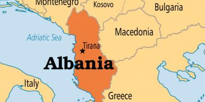 Harta e tiranës, Shqipëri