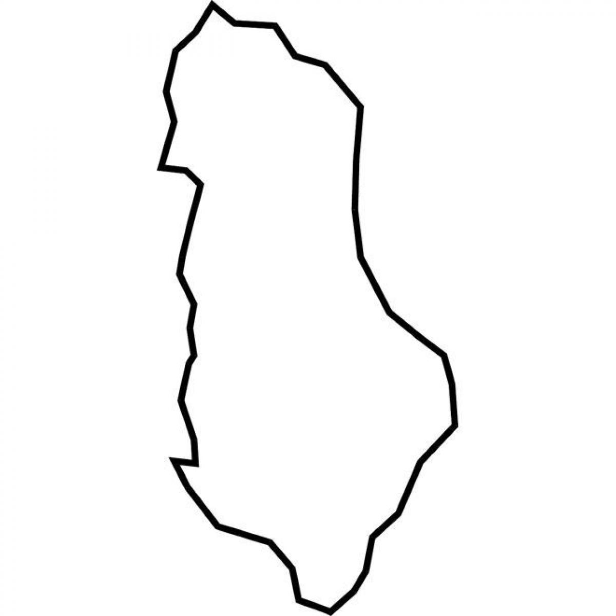 harta e Shqiperise hartë vektoriale