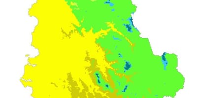 Harta e Shqiperise klimës