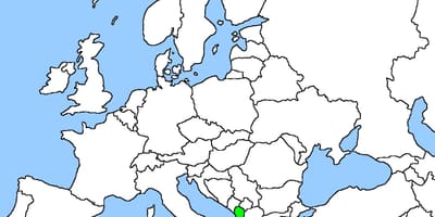 Harta e Shqiperise hartë vendndodhjen e