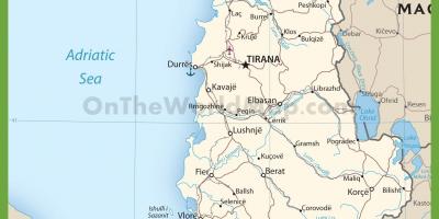 Shqipëria rrugë hartë